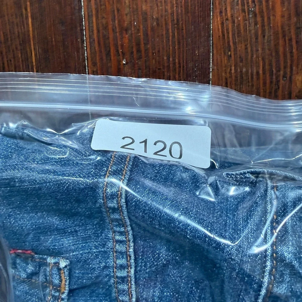 Levis 505 Shorts Mens 42 Blue Denim 42x10 Jorts Jean 90s‎ Grunge
